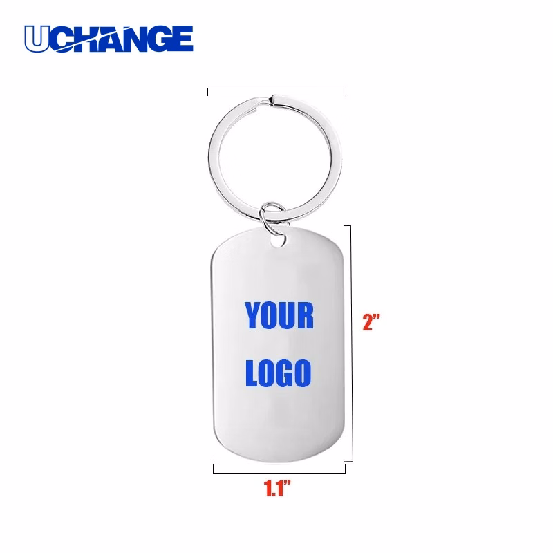 Metal Color Printed Keychain