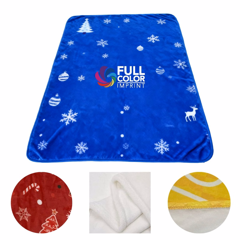 Custom Printed Flannel Throw Blanket