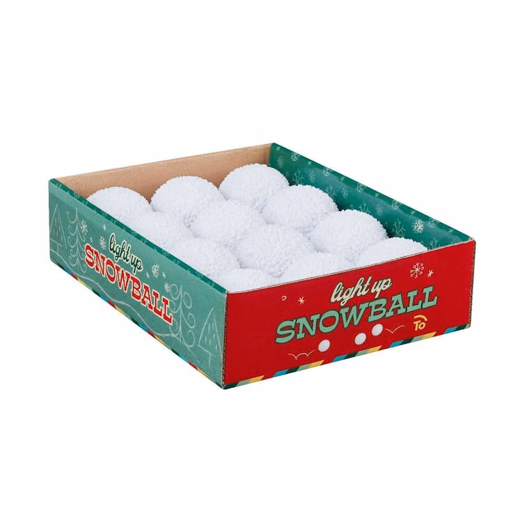 Holiday Light Up Snowballs