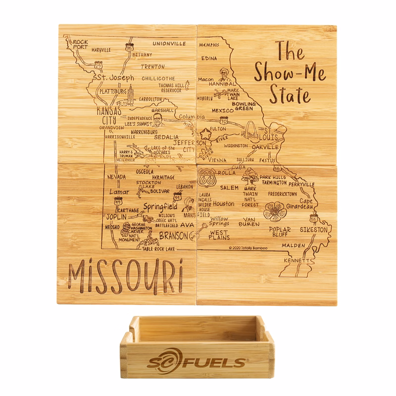 Missouri Puzzle Coaster Set