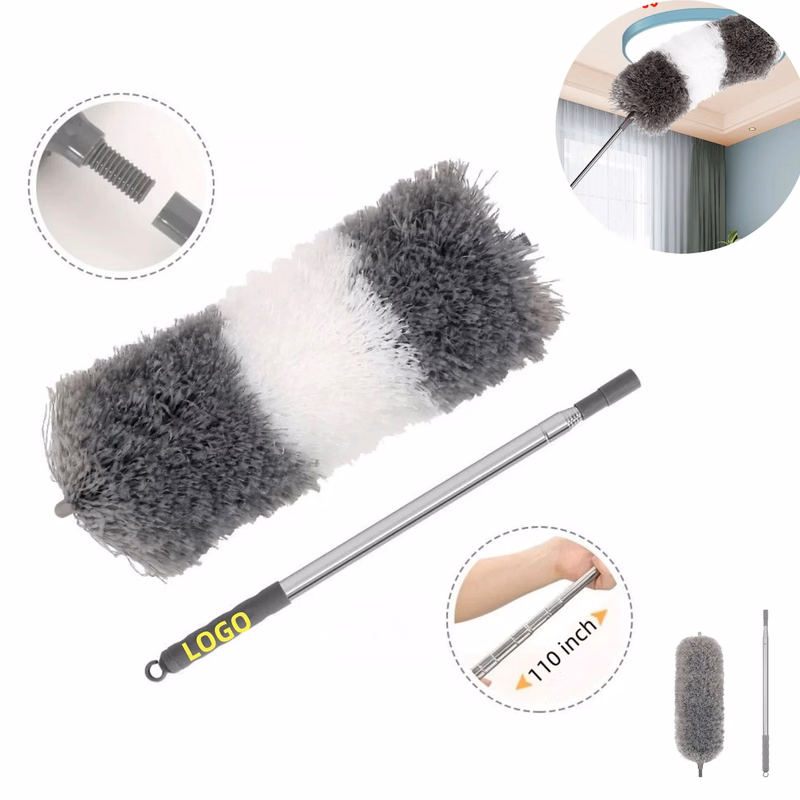 Microfiber Telescoping Feather Duster Cleaning Tool For Home
