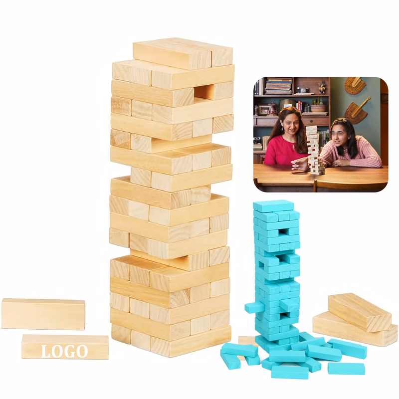 Classic Tower Game with Blocks