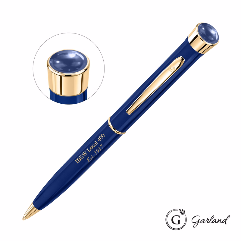 Garland® Color Aura Twist Ballpoint Pen - Gold Accent