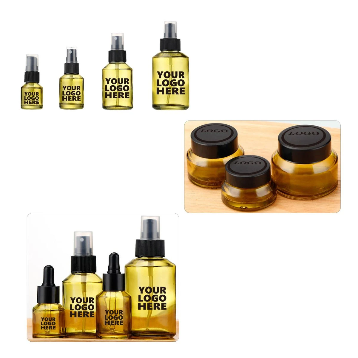 2oz Glass Cosmetic Bottle 1