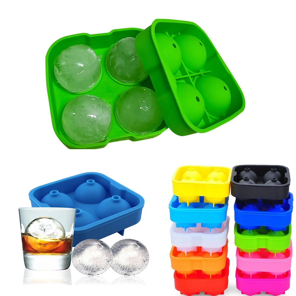 4 Balls Silicone Ice Tray 1