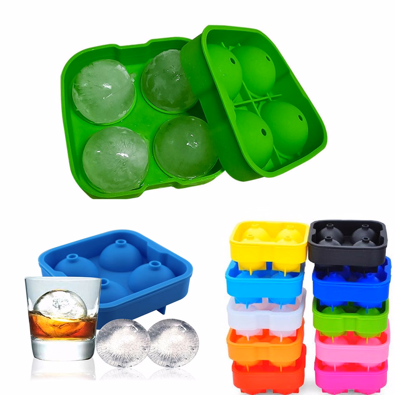4 Balls Silicone Ice Tray