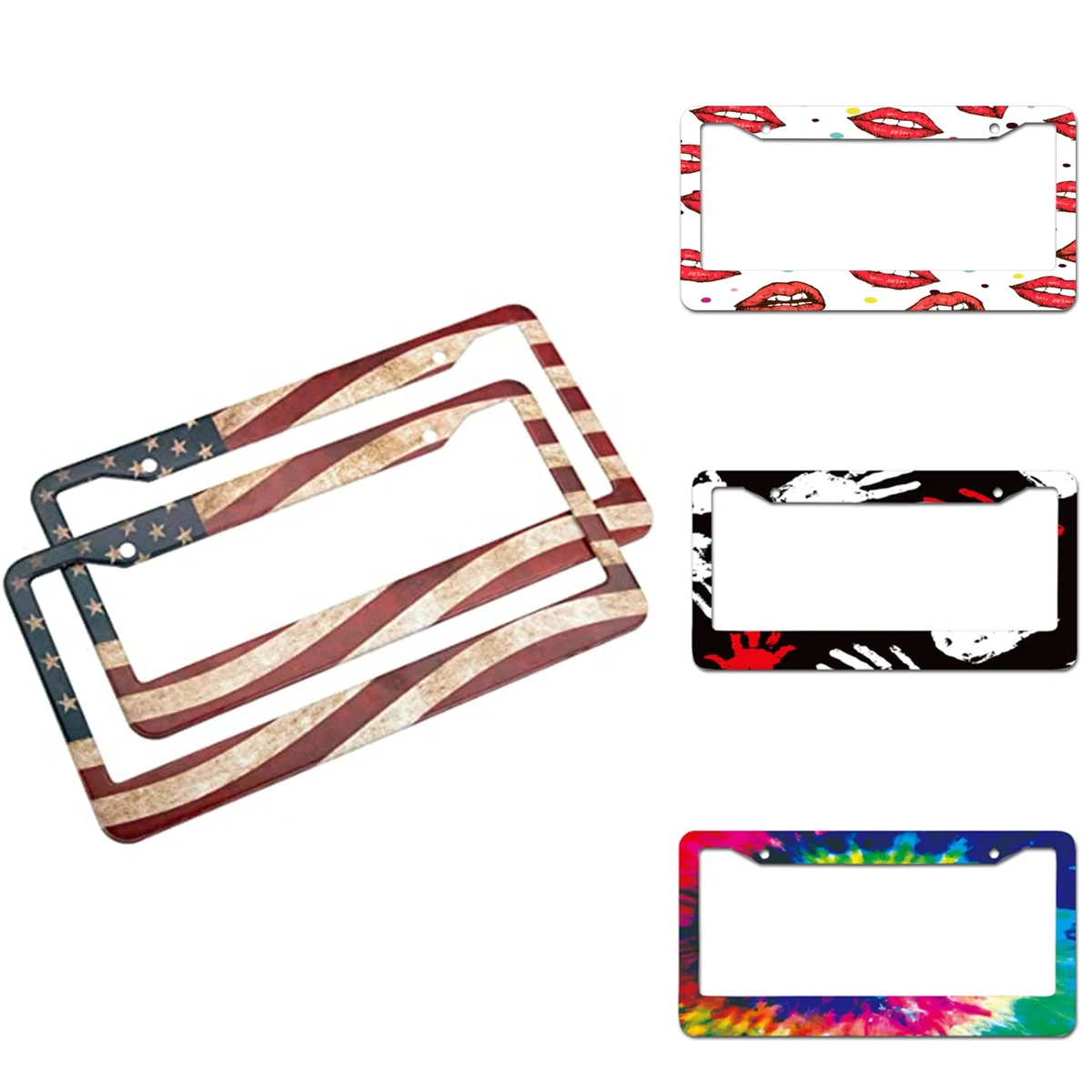 Aluminum Alloy License Plate Frame MOQ 50PCS 1