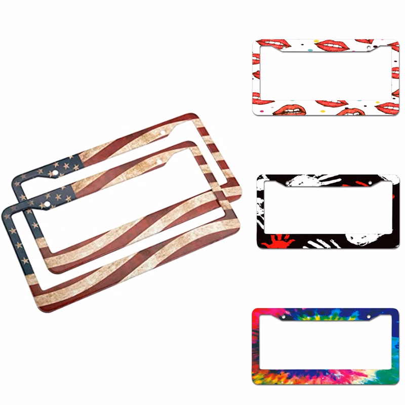 Aluminum Alloy License Plate Frame MOQ 50PCS