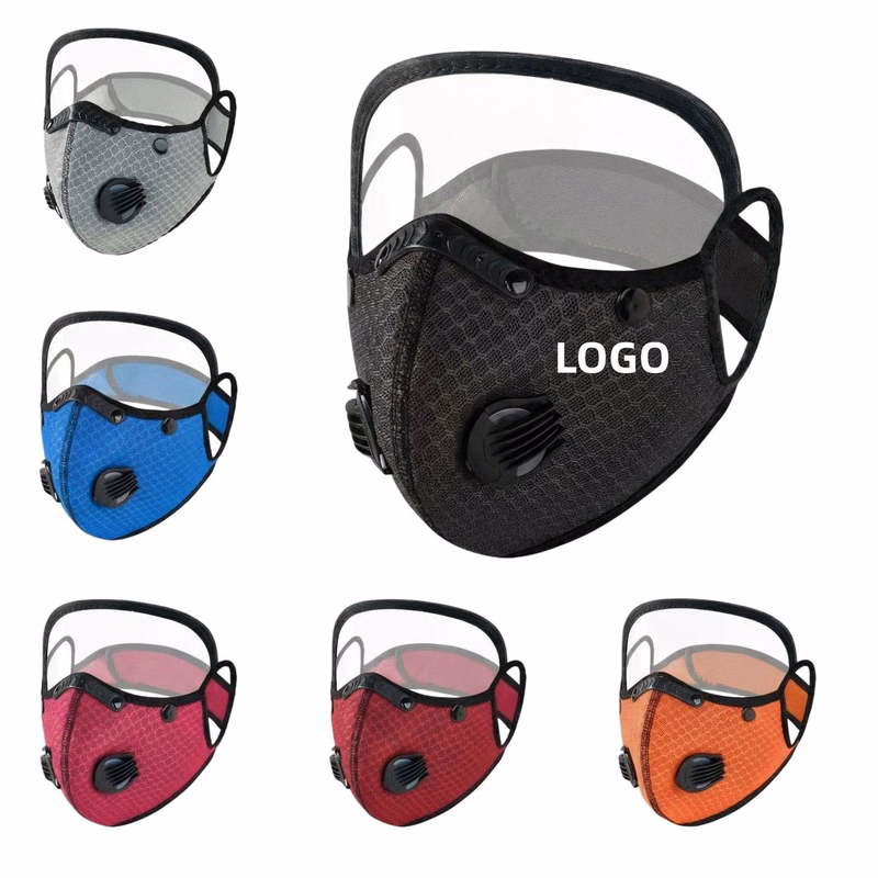 Transparent Visor Adjustable Bike Mask