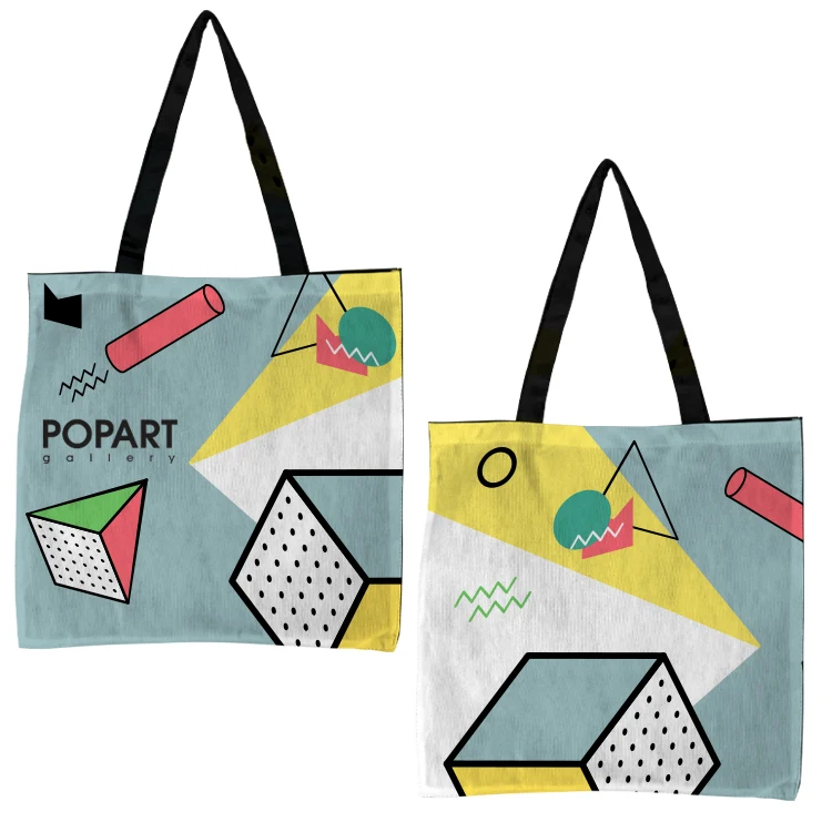 Flat Tote- Full Color on Both Sides 1