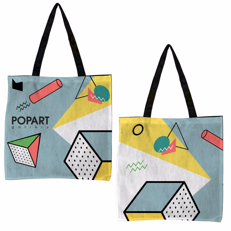 Flat Tote- Full Color on Both Sides