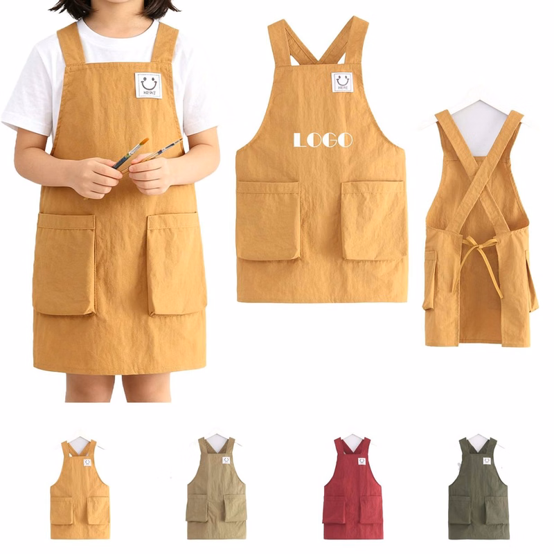 MOQ 20 Piece Children Painting Apron