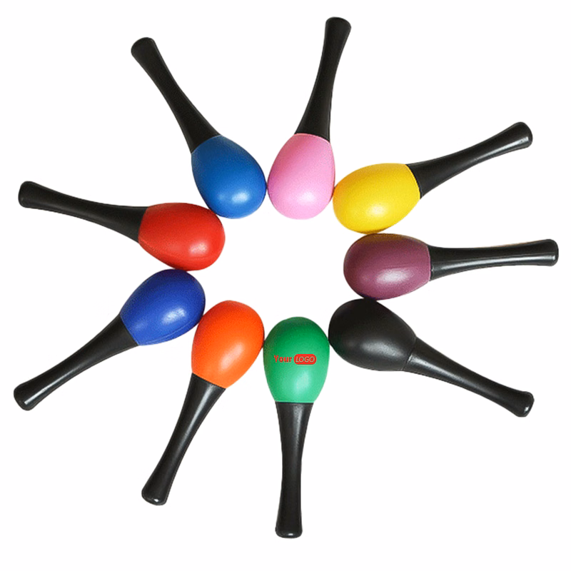 Kids Plastic Maraca Orff Percussion Instrument Kindergarten Teaching Aid