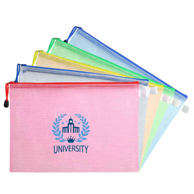 A5 PVC Zip File Pouch 1
