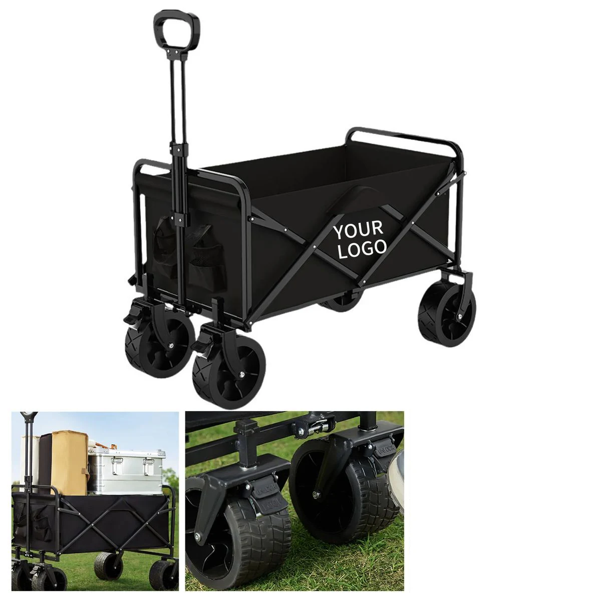 Portable Folding Wagon for Beach or Garden Use 1