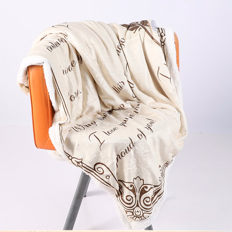 Durable Woolen Blanket Fleece Wide Use Double Thickness