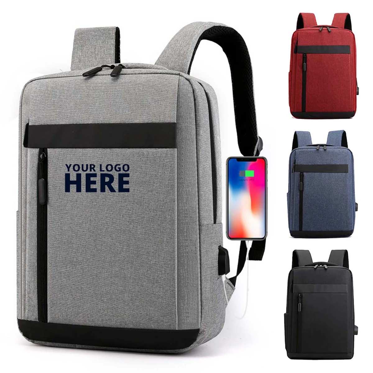 Travel Computer Backpack Charger Port 1
