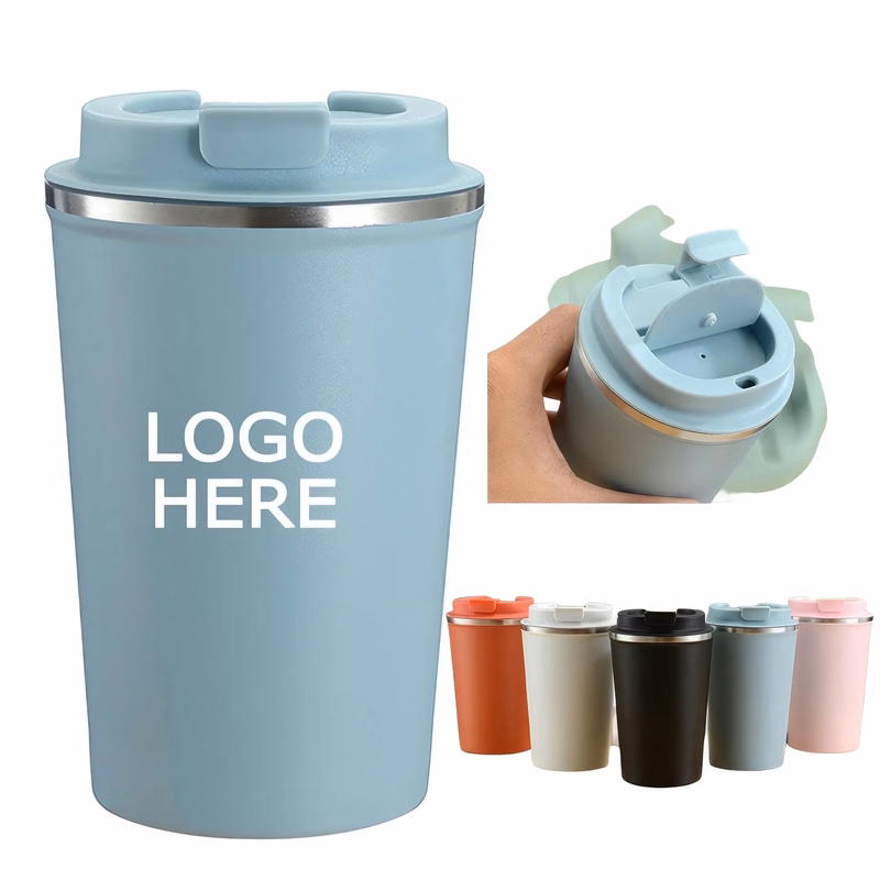 Stainless Steel Travel Coffee Tumbler Cup With Lid
