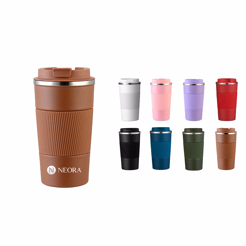 12 Oz. Insulated Coffee Cup with Leakproof Lid