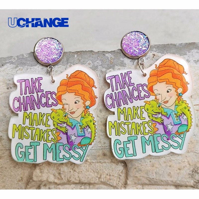 Custom Acrylic Earring Set for Events