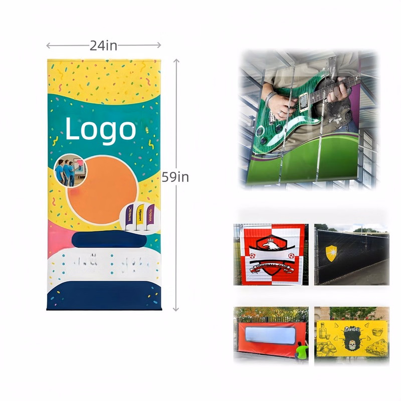 Full Color Flags Sports Event Decor Banner 59" x 24"