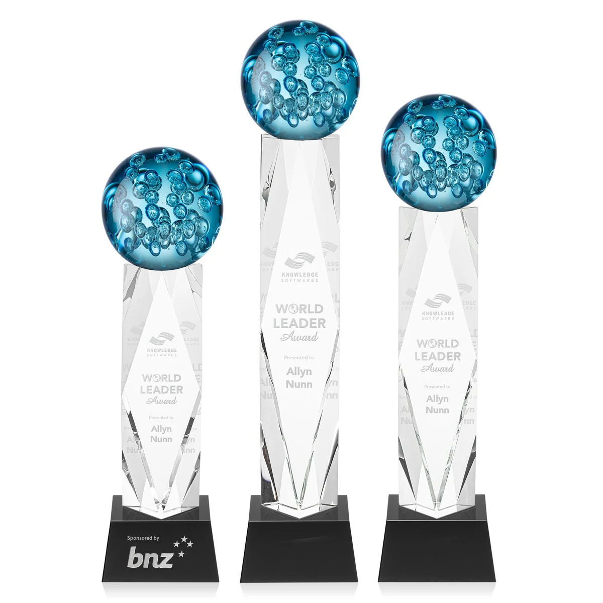 Addison Award on Toscana Base - Black 1
