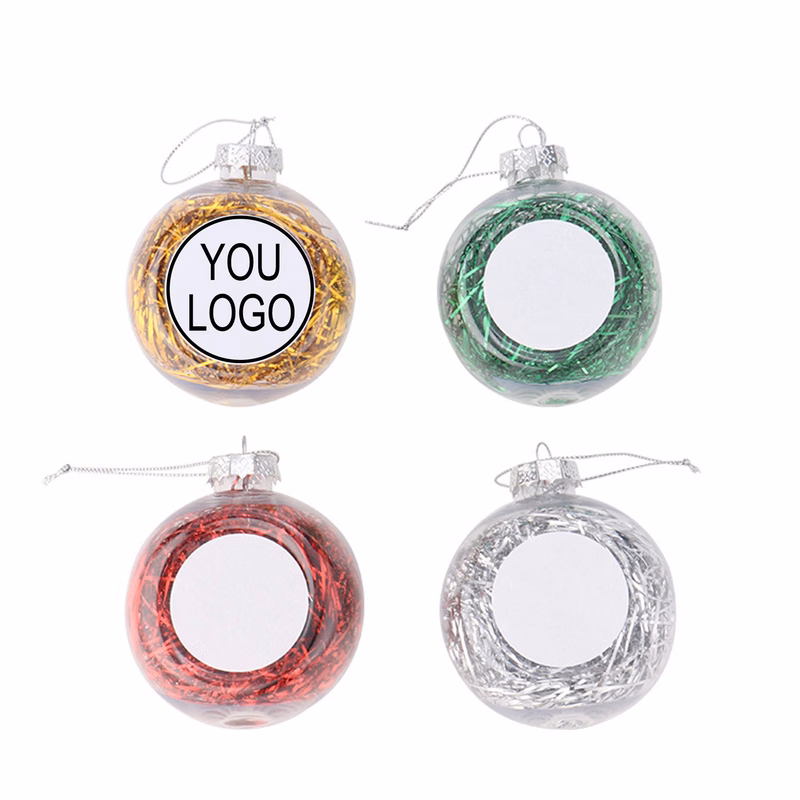 Christmas Ball Ornament With Custom Photo Decoration