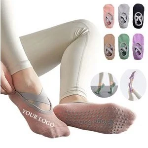 Cut Ballet Stockings Grip Yoga Socks Professional Anti-slip Pilates Socks 1
