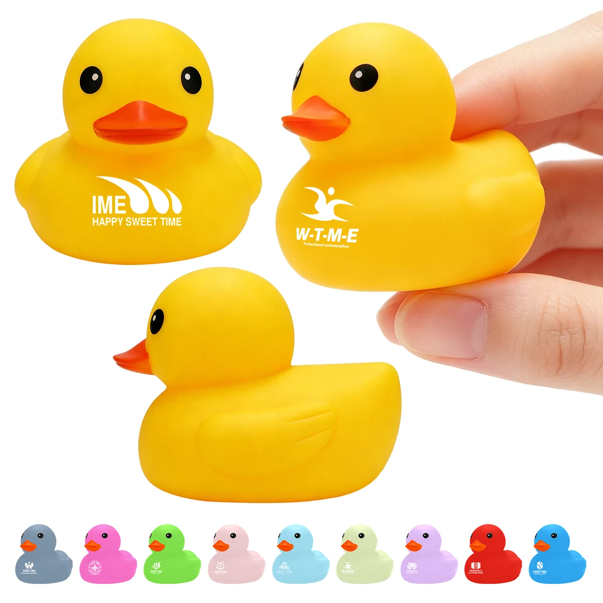 PVC Yellow Duck Bath Toy 1