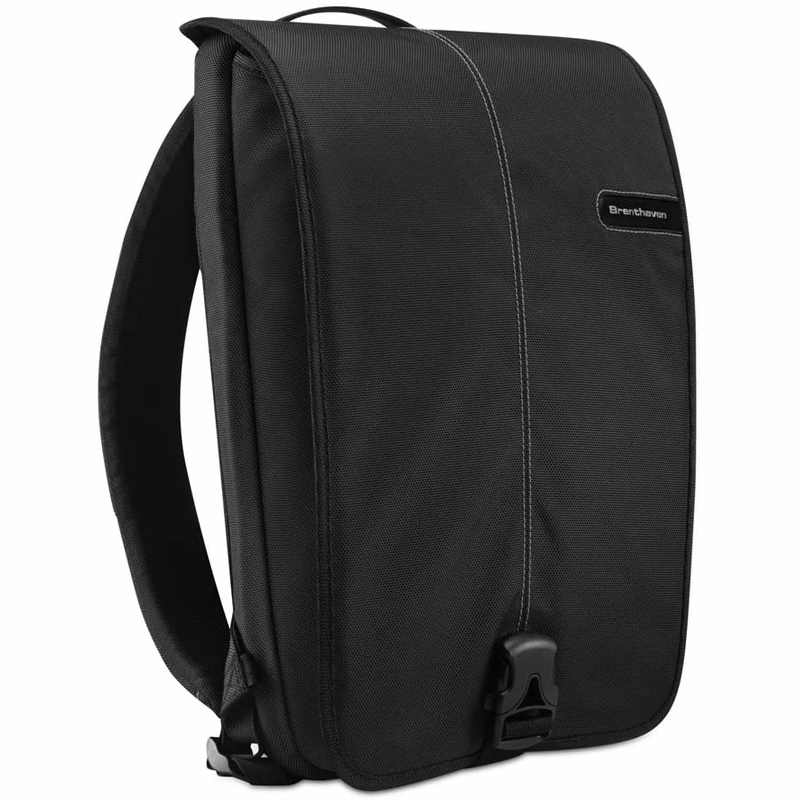 Zippered Computer Backpack w/ Snap Closure
