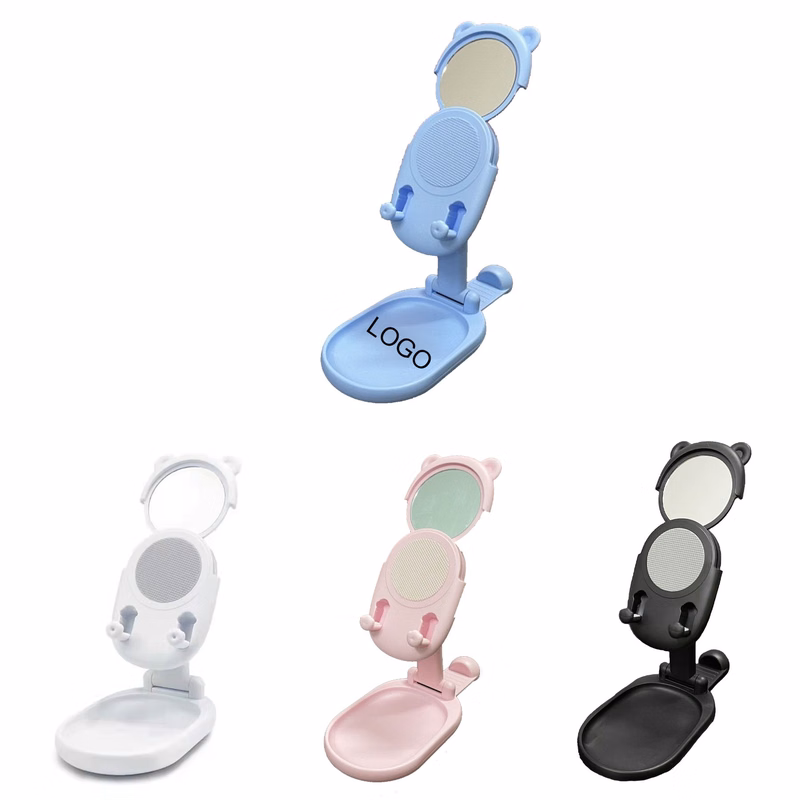 Makeup Mirror Desktop Phone Stand