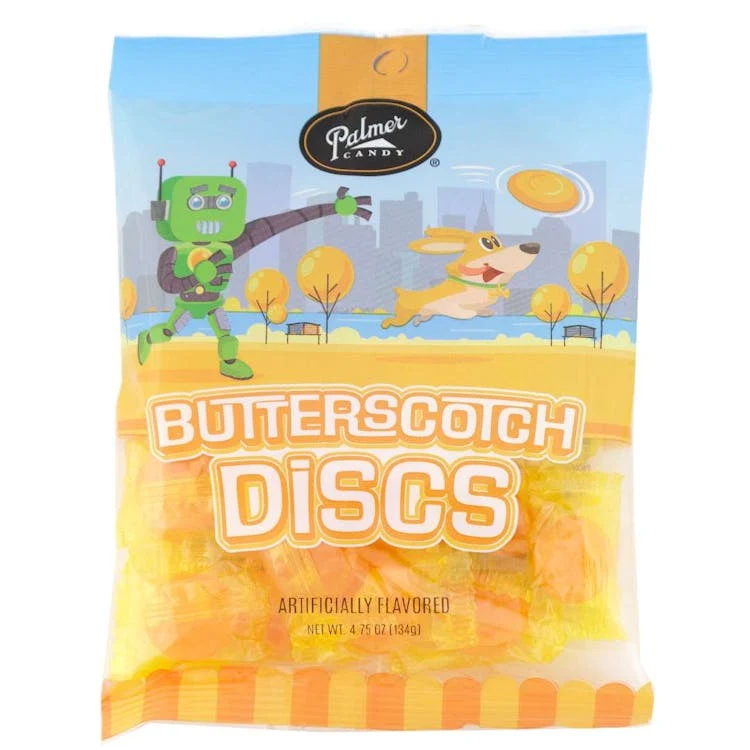 Palmer Candy Butterscotch Disks - 4.75 oz Packs 1