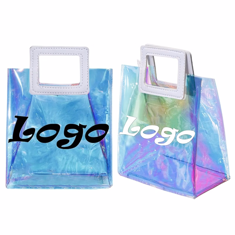 Iridescent Clear Tote Bag