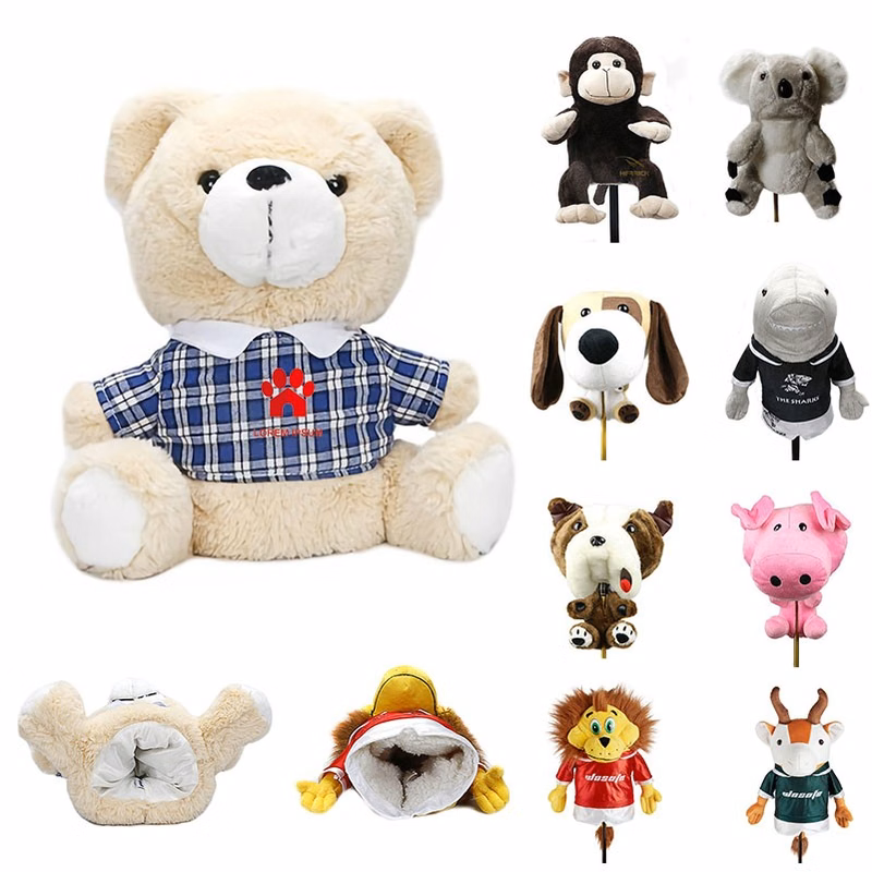 Animal Plush Golf Head Covers
