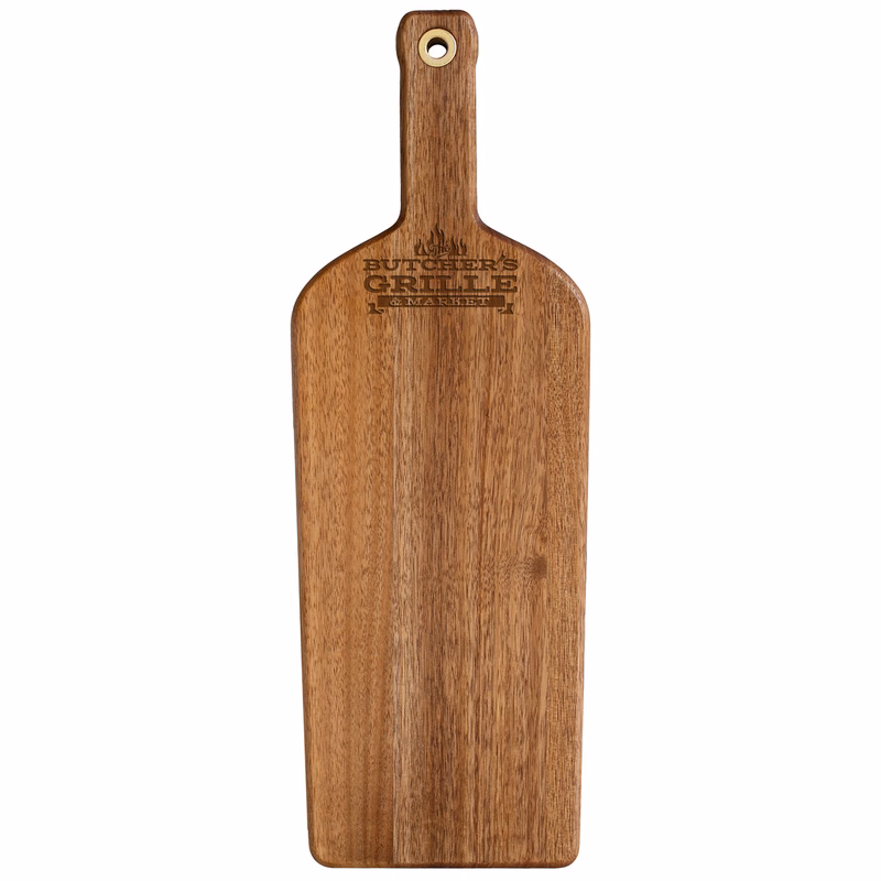 Rock & Branch® Acacia Wine Bottle Cutting and Serving Board