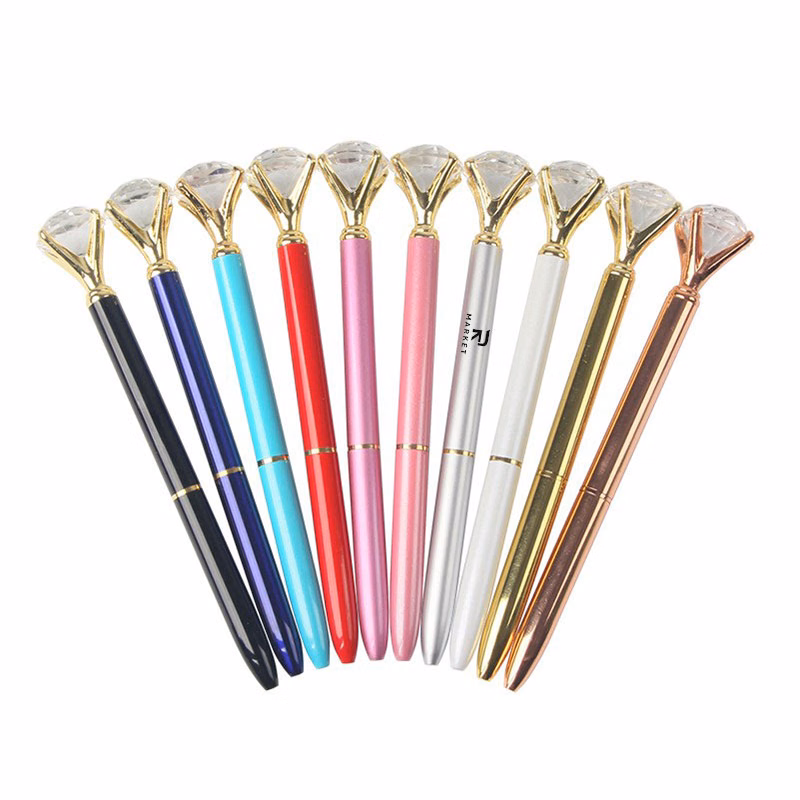 Crystal Diamond Bling Metal Ballpoint Pen