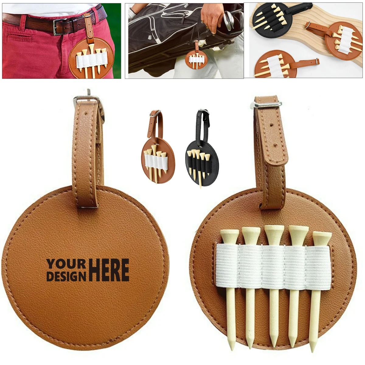 Golf Ball and Spike Organizer Holster 1
