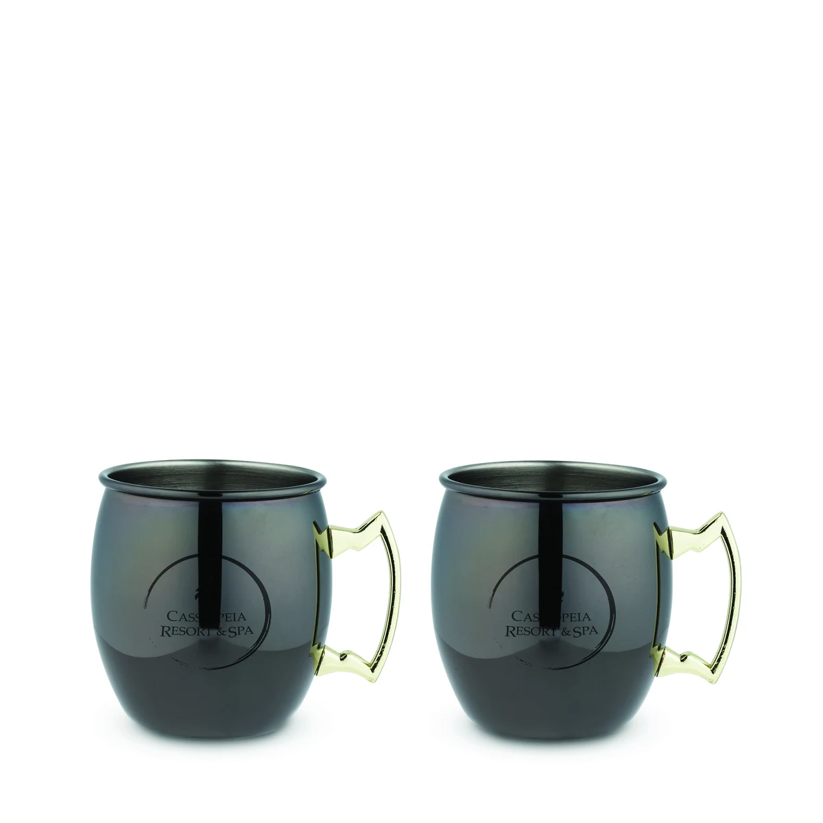 True® Black Moscow Mule Mug - Set of 2 1
