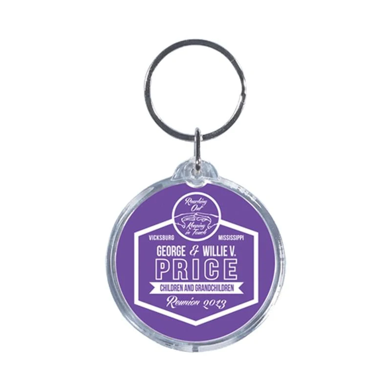 Round Acrylic Keytag (1 3/4") 1