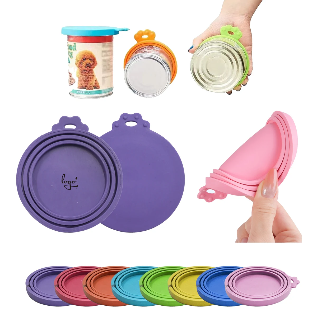 Silicone Pet Can Lid For Freshness Preservation 1
