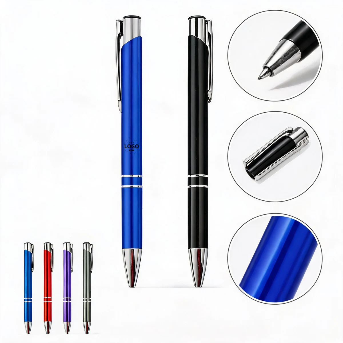 Custom Logo Metal Ballpoint Pens 1