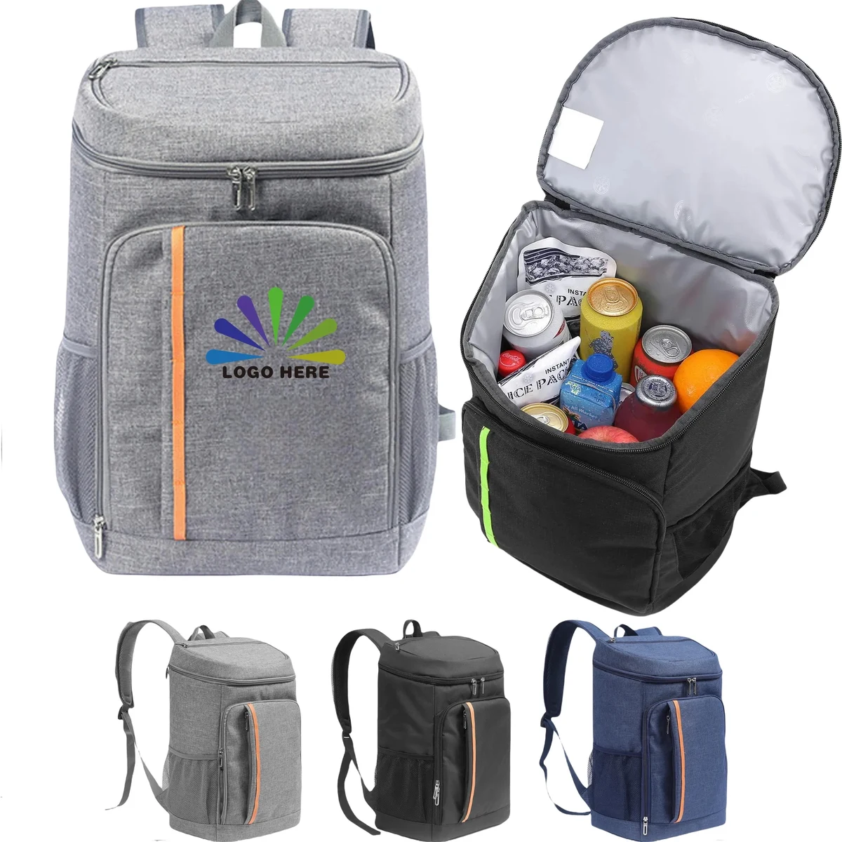 Lightweight Insulated Backpack Cooler Lunch Bags MOQ5 1