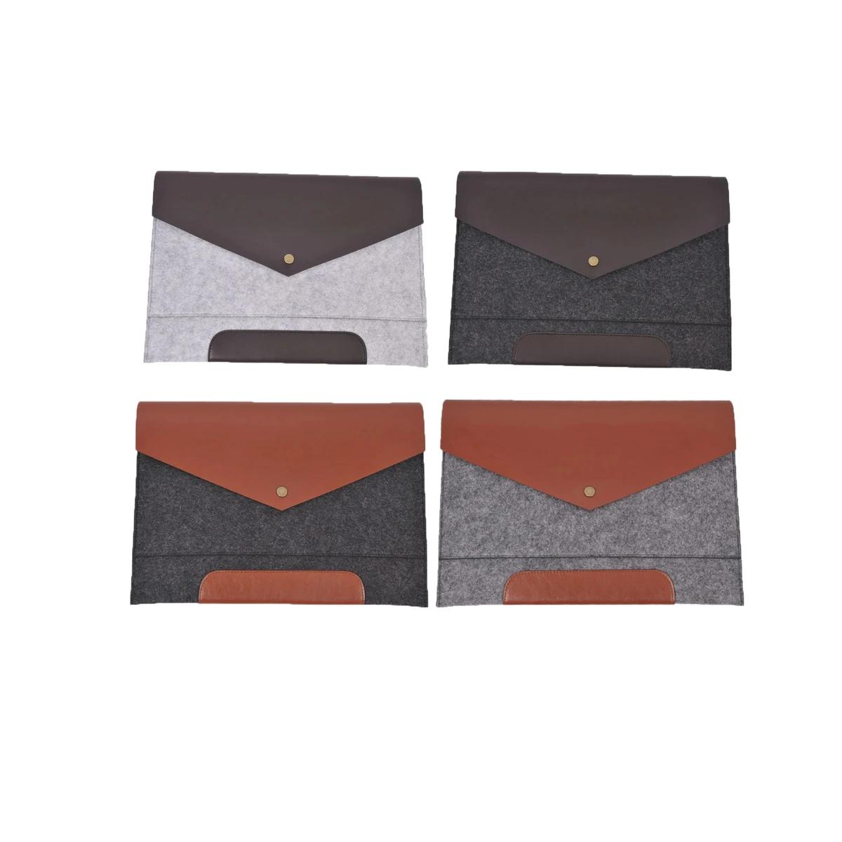 Felt Leather File Bag 1