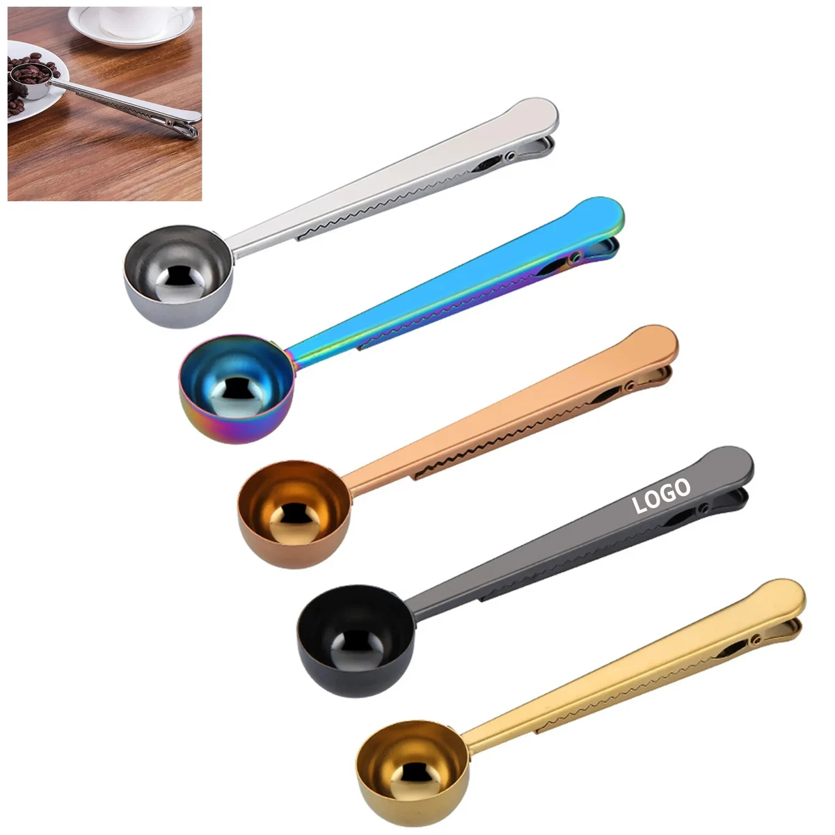 2-in-1 Coffee Scoop Clip 1
