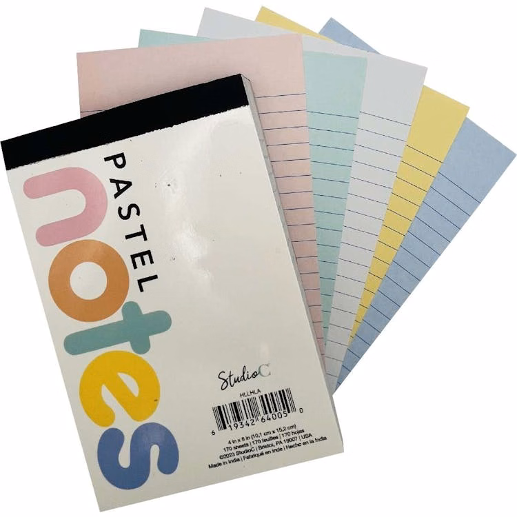Pastel Notes Memo Books