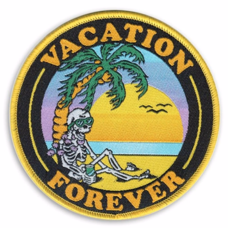 Custom Woven Patch - 4" Wide