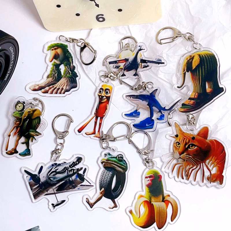 Custom Logo Acrylic Keychain