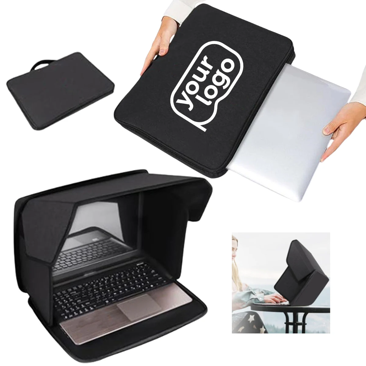 Outdoor Sunshade Office-Ready Laptop Bag 1