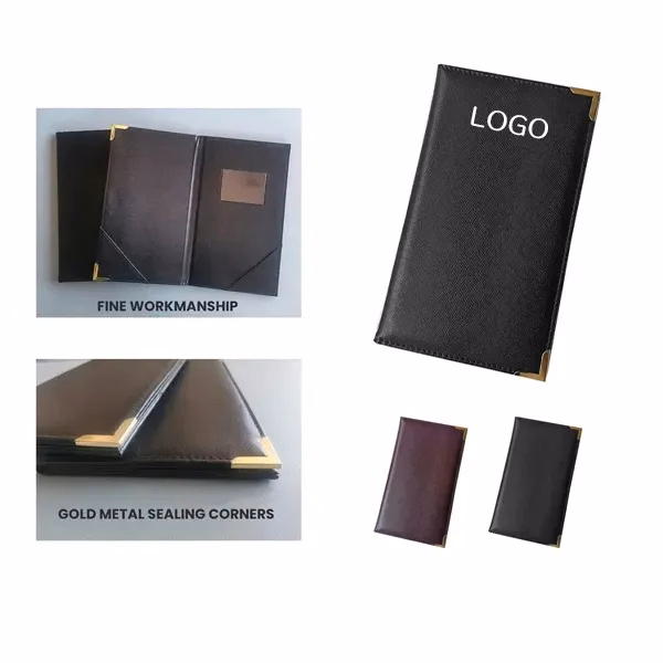 PU Leather Restaurant Check Presenter