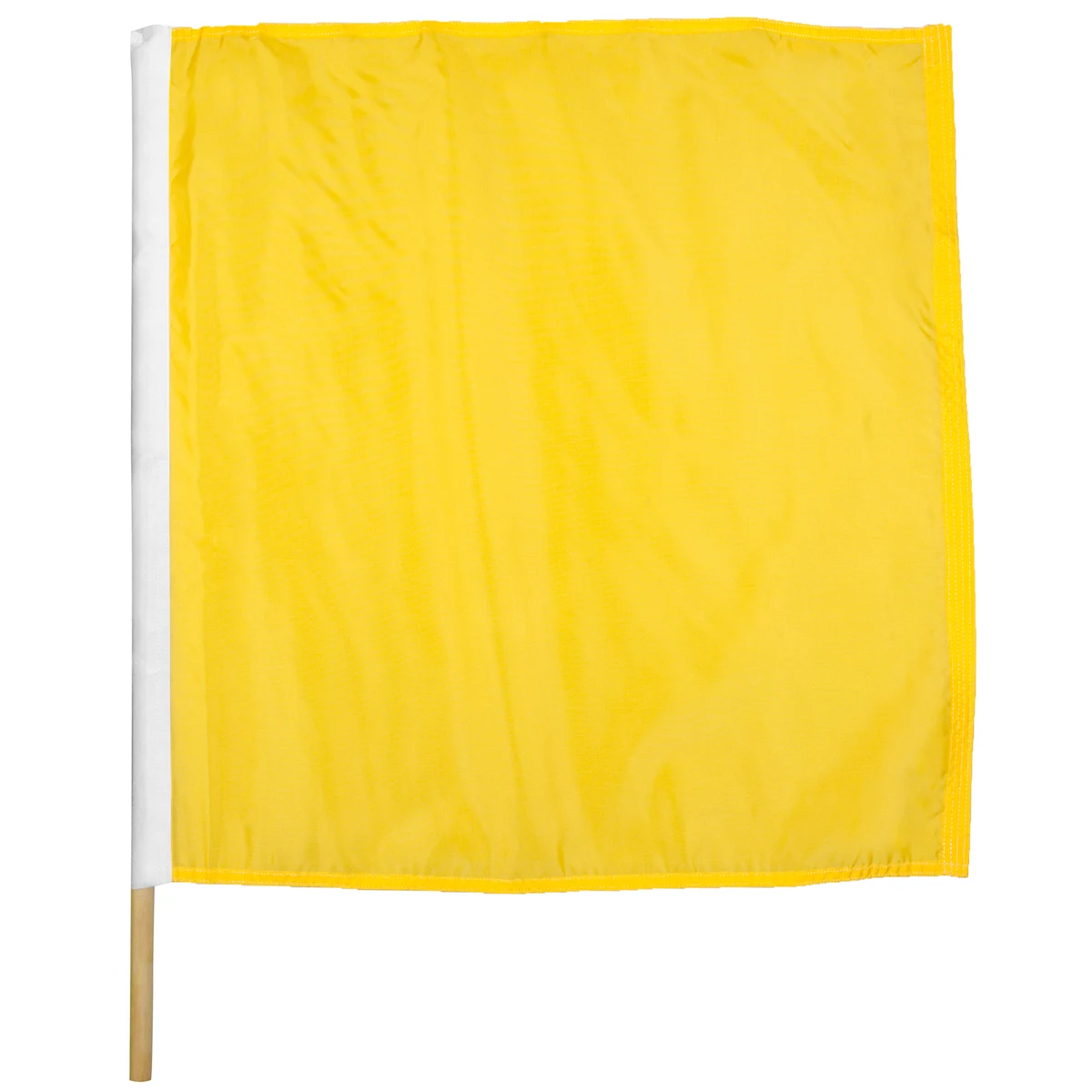 30" x 30" Caution Polyester Motorcycle Racing Flag 1